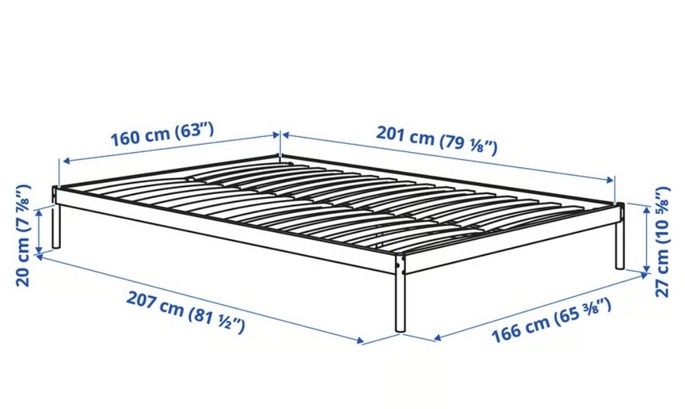 Cama de casal com colchão