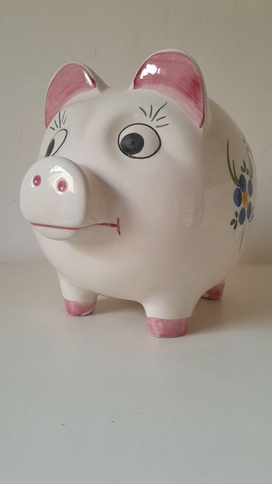 Mealheiro pintado á mão.