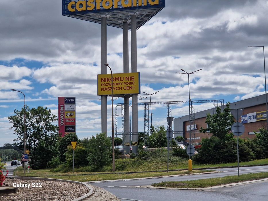 sprzedam konstrukcje reklamową duża 13x6