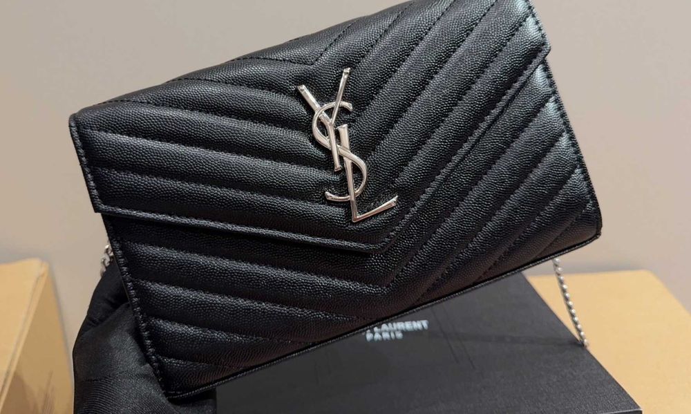 Сумка клатч YSL WOC Сен Лоран
