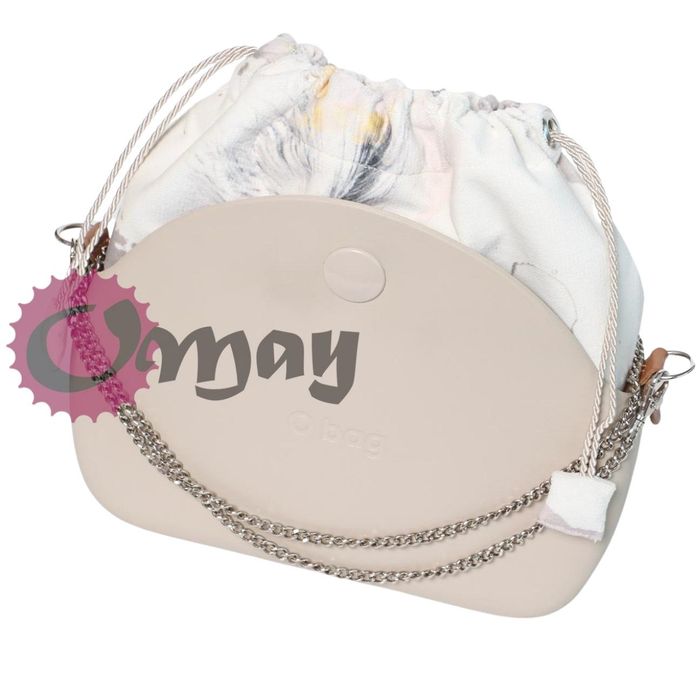 organizer do OBAG MOON LIGHT worek elegancki welur pióra beż OMAY