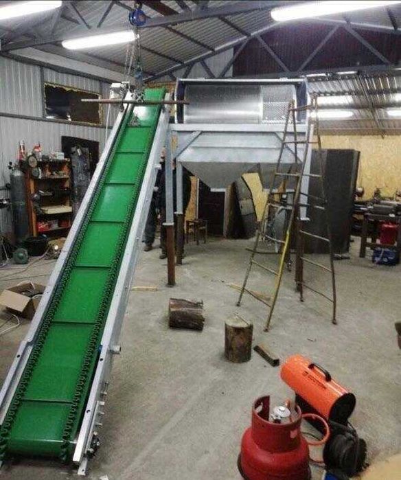 Шнековий навантажувач (погрузчик, загрузчик, конвейєр)  в трубі, гнучк