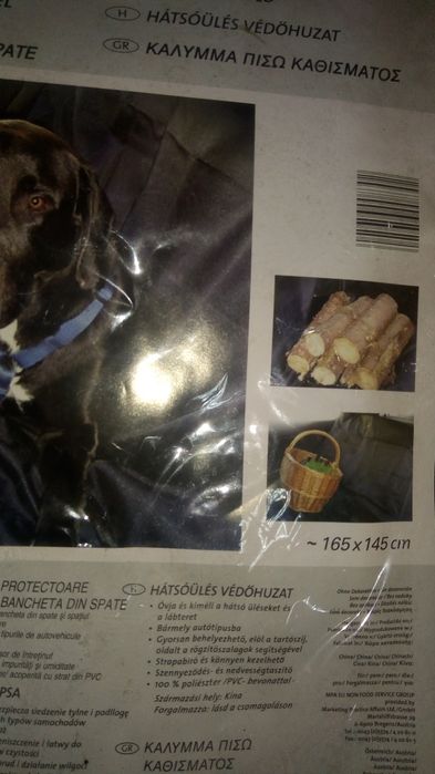 Capa banco traseiro cão