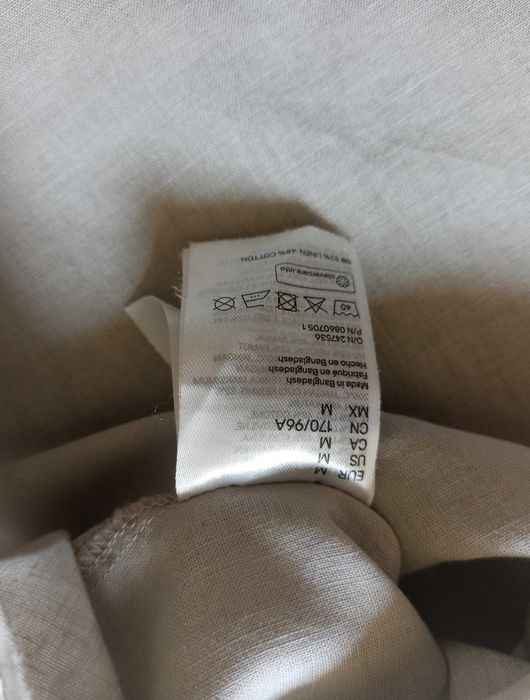 Męska lniana koszula, H&M, rozmiar M