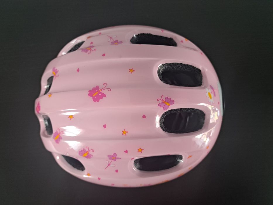 Kask rowerowy dziecięcy Abus Smiley 2.0 Rose Princess r. S 45-50 cm