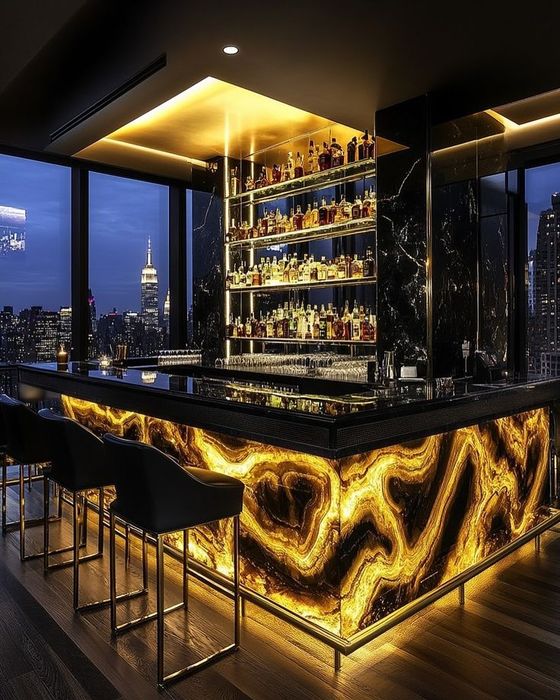 Изготовление мебели из камня .оникс кварцит