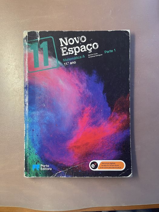 Manual escolar Matemática A 11° ano “Novo Espaço”