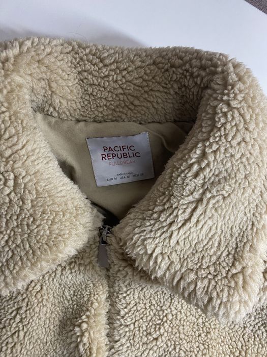 Шуба pull&bear / шуба з екохутра