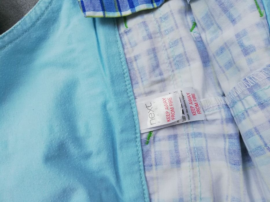 Ogrodniczki spodenki rozmiar 86