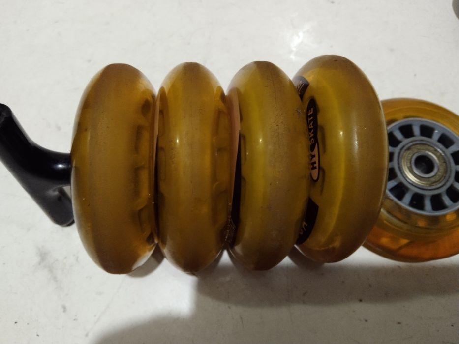 Kółka kauczukowe do rolek HY-Skate 76 mm 80 a
