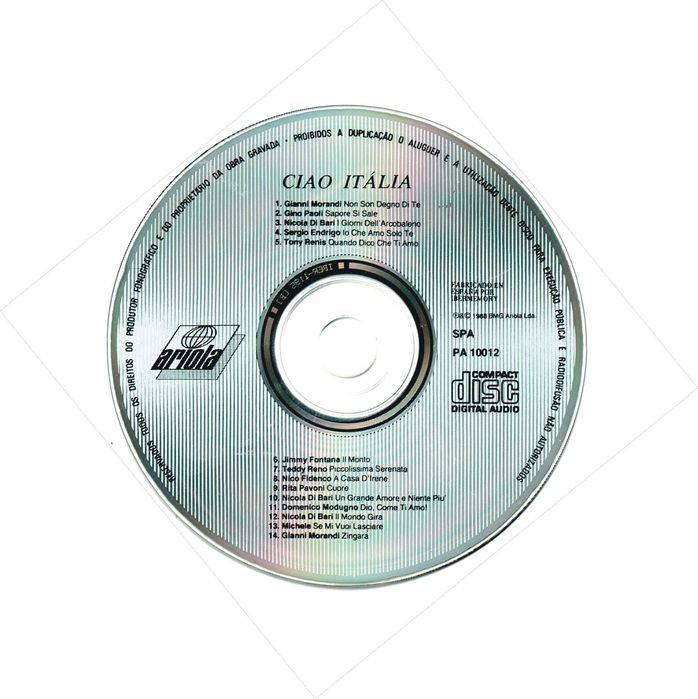 Various – Ciao Italia! - CD - 1988