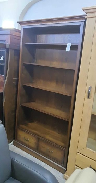 Biblioteka drewniana dębowa masywna solidna holenderska FV DOWÓZ