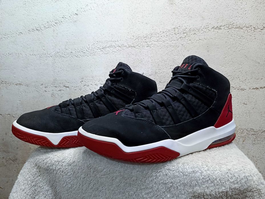 Wysokie sneakersy NIKE JORDAN MAX AURA r.45 skóra stan bardzo dobry