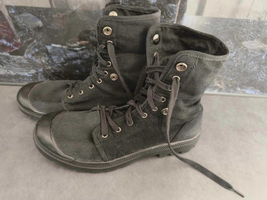 Buty Brandit Military Canvasboot High - Czarne, rozmiar 45