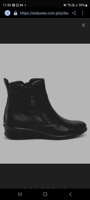 Botki na koturnie Ecco Felicia 41