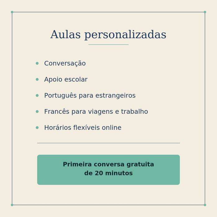 Aulas Online de Francês e Português Europeu desde 12 €