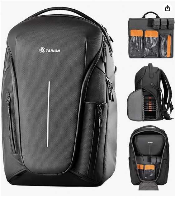 TARION ZONE Mochila para câmara bolsa para câmara de grande capacidade
