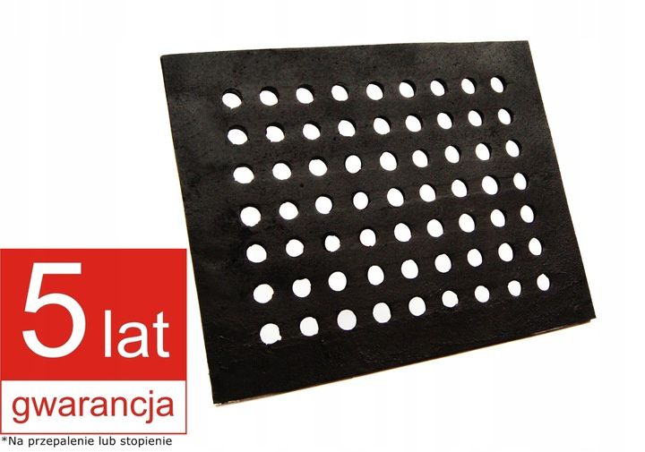Ruszt żeliwny do kominka, pieca WZMOCNIONY 45x30