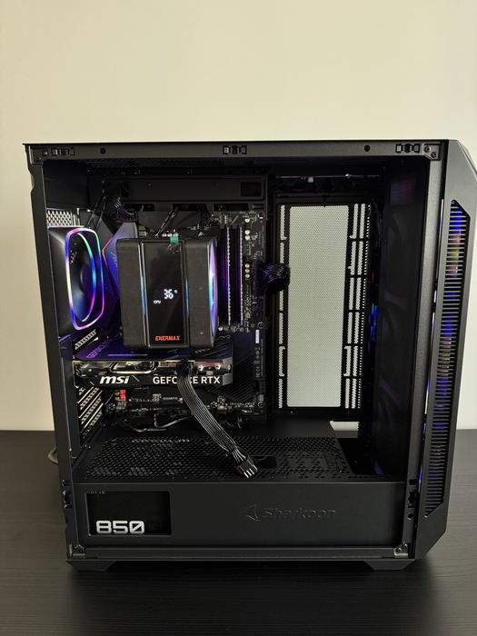 Komputer Gamingowy RTX 4060Ti, Ryzen 7 5800X, 32GB RAM, SSD 1TB, RGB, WiFi