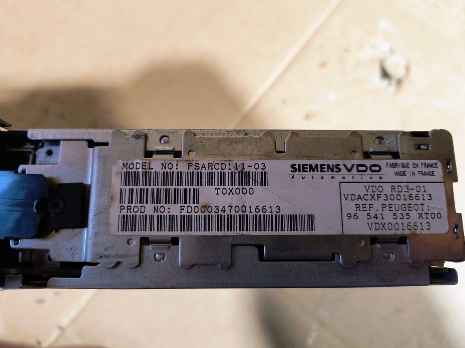 Radio citroen xara Picasso rd3-01