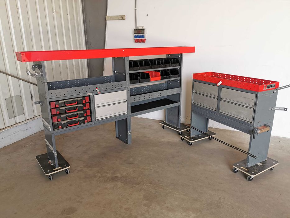 Zabudowa serwisowa warsztatowa CRAFTER SPRINTER TRANSIT MAN TGE IVECO