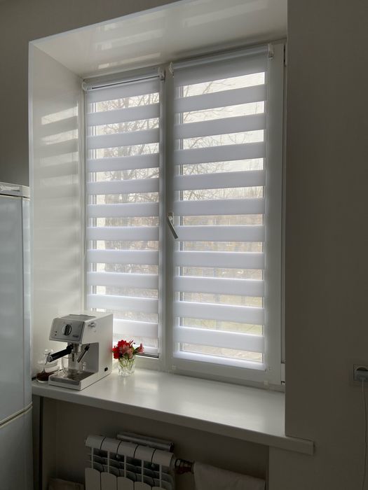 Ролета день-ночь, белая 45 на 160