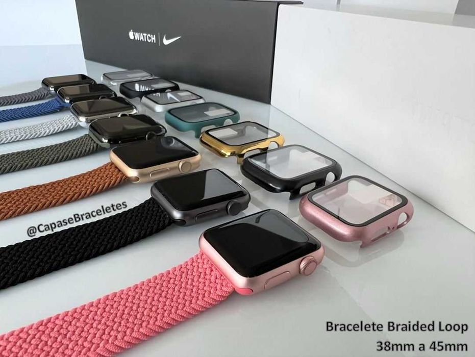 Bracelete entrançada para Apple Watch (Braided Solo)