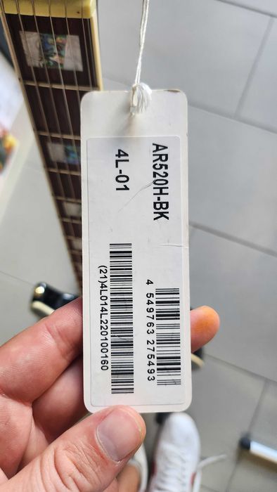 Gitara elektryczna Ibanez ar520h-bk
