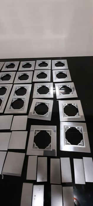 Espelho e teclas interruptor efapel