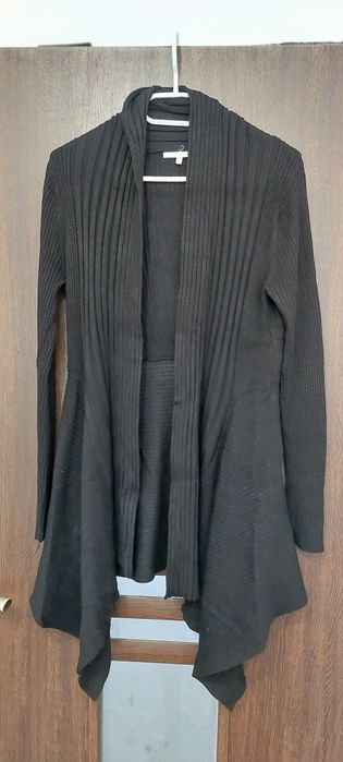 Sweter czarny dlugi, rozmiar  S