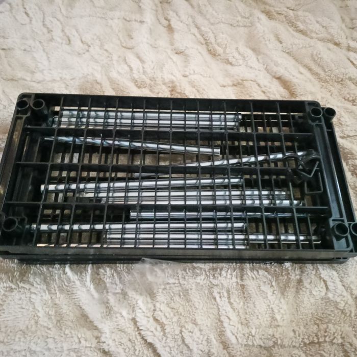 Портативная пластиковая полка стеллаж этажерка 4 уровня