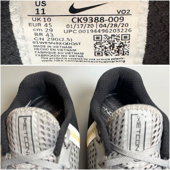 Nike 44 р. Metcon 6 кросівки чоловічі