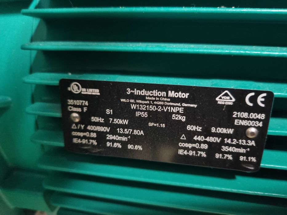 Pompa Wilo IL-E 80/140-7,5/2 IE4 Netto 5500