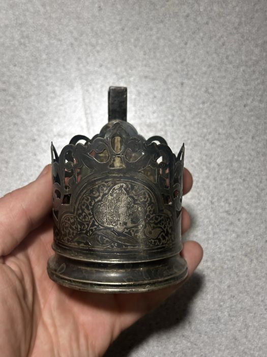 Подстаканник  серебро 875 проба