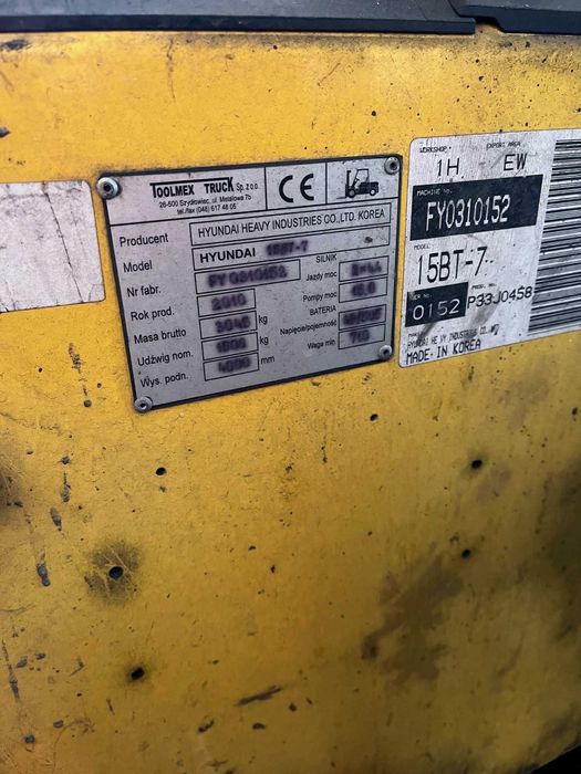 Wózek HYUNDAI elektryk