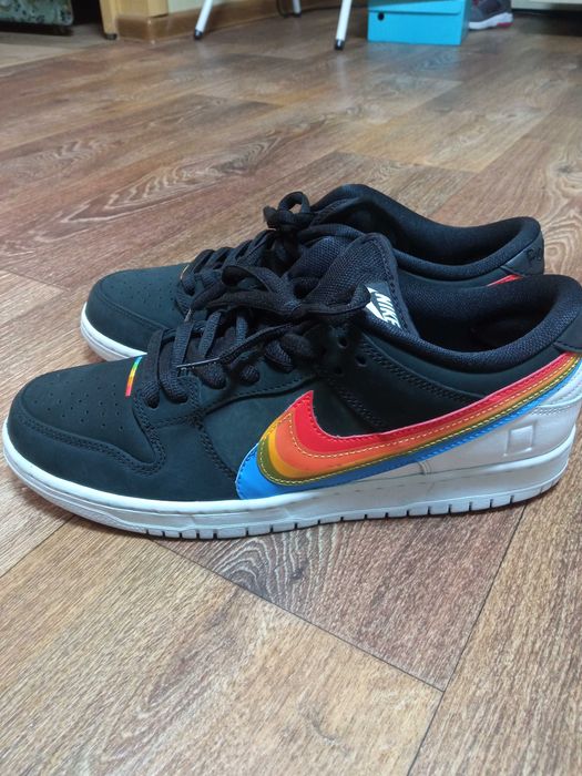 Кросівки чоловічі Nike Polaroid Black/Rainbow
