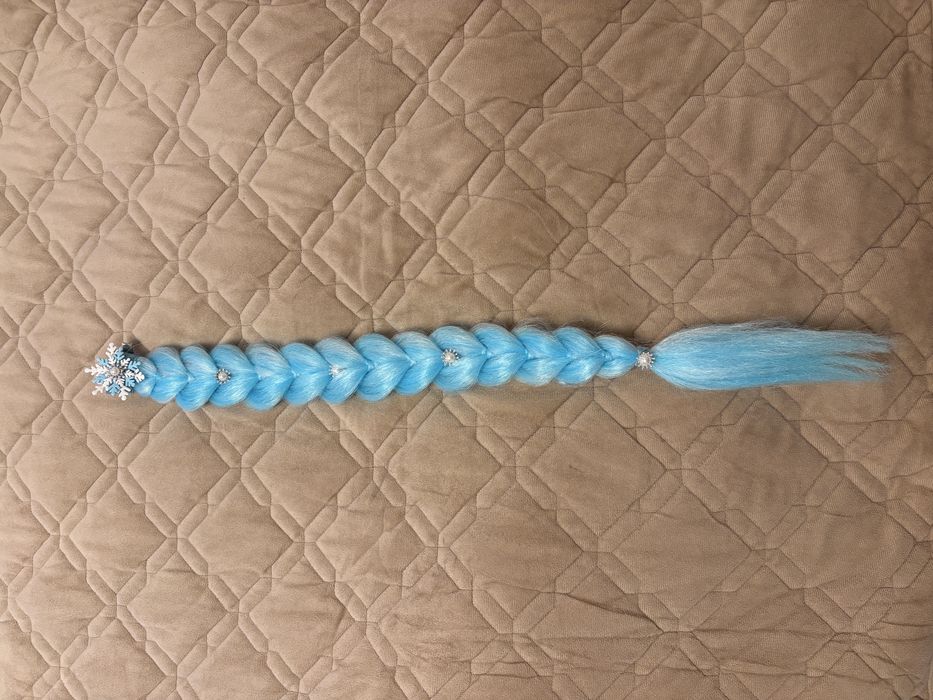 Коса Ельзи, канеколон, заколка коса