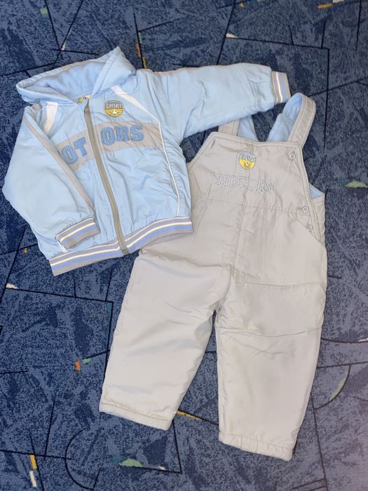 Детский демисезонный комбинезон и куртка, курточка весна-осень