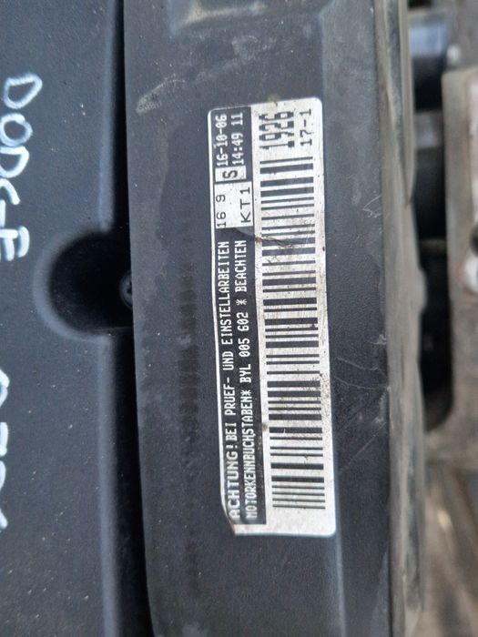 Silnik 2.0 16V CRD BYL 140 KM Dodge Caliber Avenger Jeep Compass