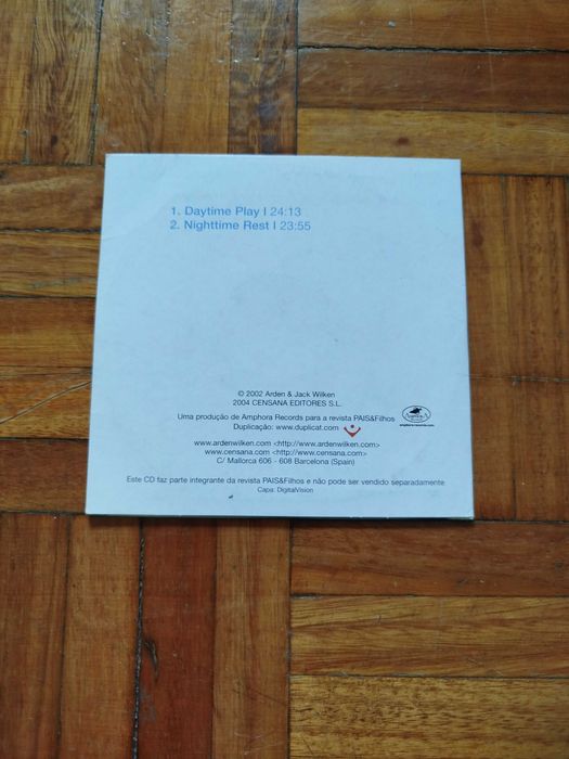 CD Pais & Filhos - Música Para Adormecer