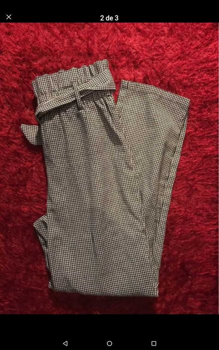 Calças da shein paperbag