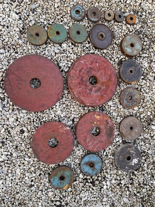 (Rezerwacja )Obciążenie do sztangi, hantli, krążki, talerze stalowe