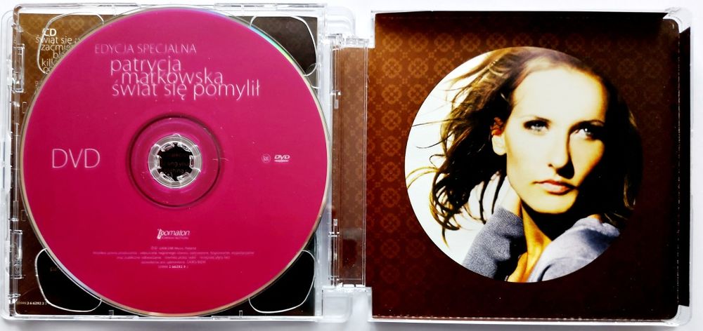 Patrycja Markowska Świat Się Pomylił CD+DVD 2008r