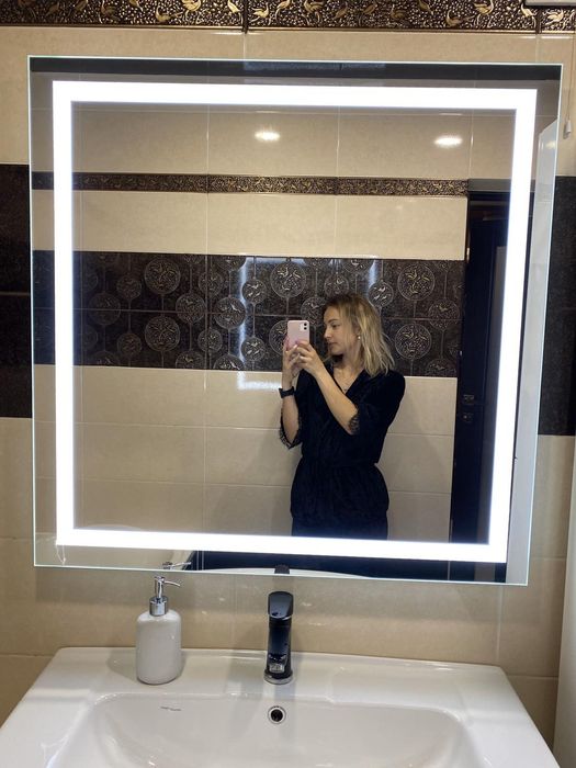 Зеркало с подсветкой, led зеркало,в ванную, зеркало для макияжа