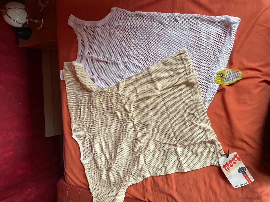 Koszulka siatkowa retro PRL unikat nowy z metką