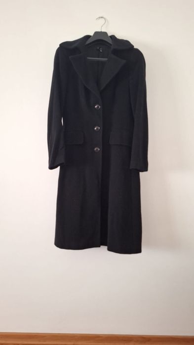 Sobretudo senhora Preto Tam. L - Zara