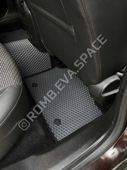 ‼️ ПОДАРУНОК Авто килимки EVA, ЕВА коврики в салон (Ромб Сота Крапля)