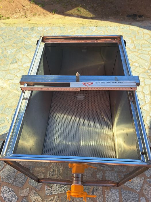 Tina de desopercular, apicultura, inox