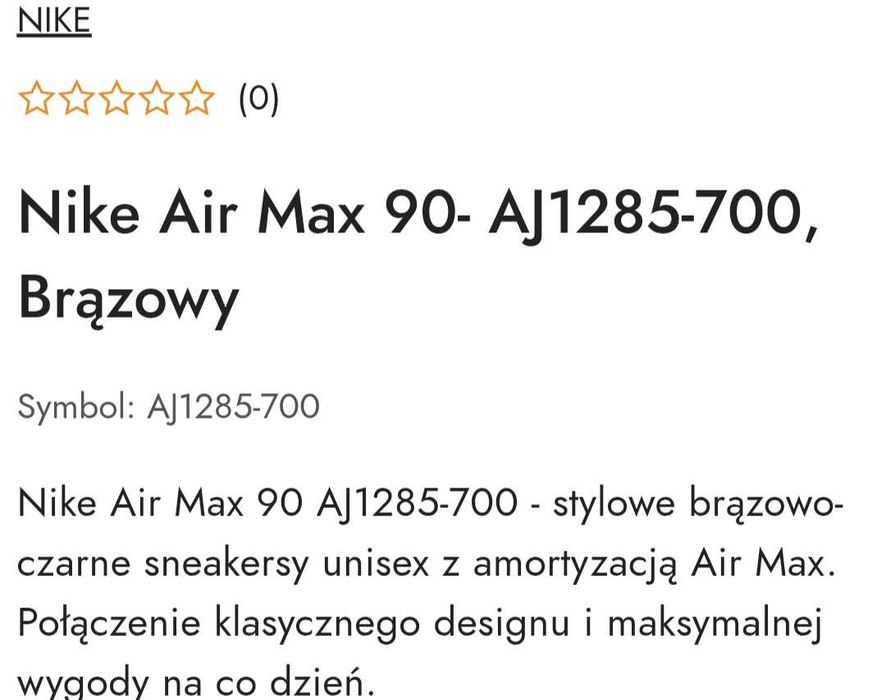 Buty męskie nike air max roz.42