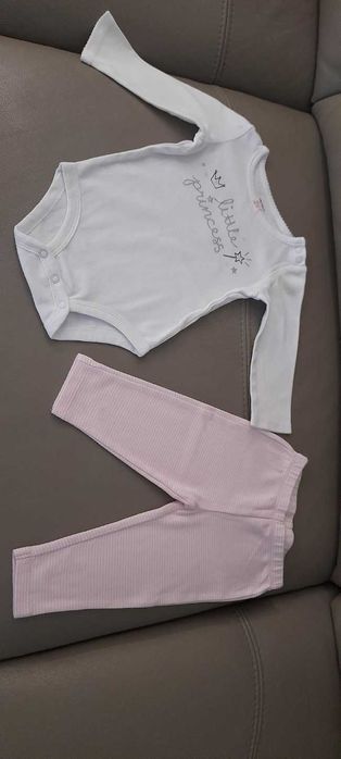 74 80 Carter's 2x komplety body + legginsy dla dziewczynki 9 m-cy